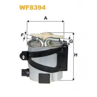 Filtre à carburant WIX FILTERS WF8394