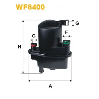 Filtre à carburant WIX FILTERS WF8400
