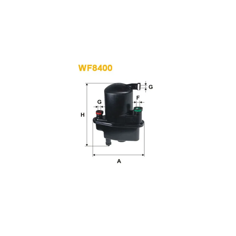 Filtre à carburant WIX FILTERS WF8400