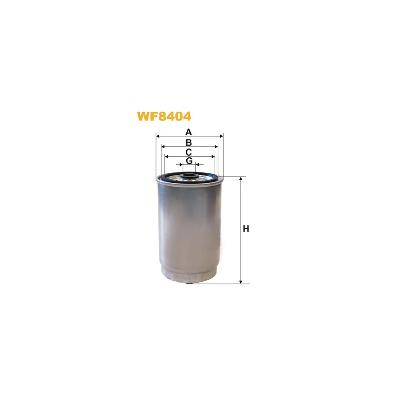 Filtre à carburant WIX FILTERS WF8404