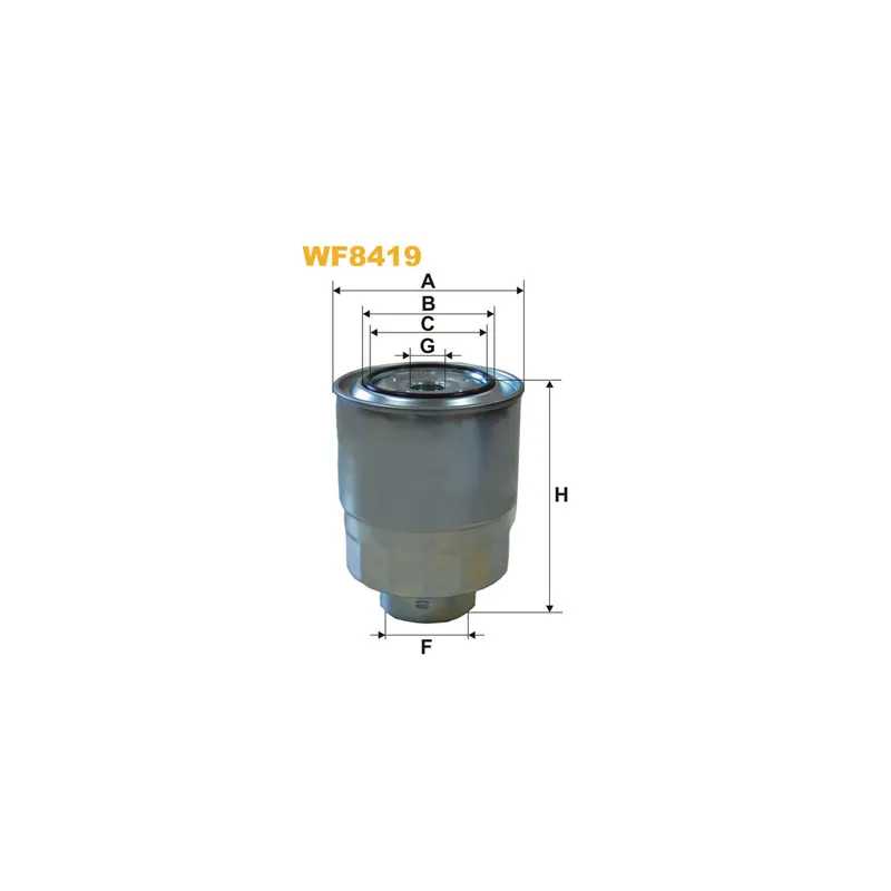 Filtre à carburant WIX FILTERS WF8419