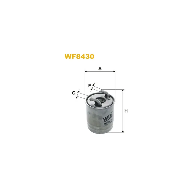 Filtre à carburant WIX FILTERS WF8430