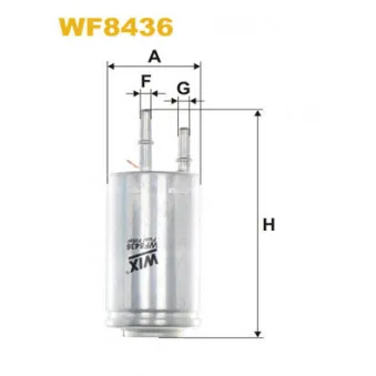 Filtre à carburant WIX FILTERS WF8436