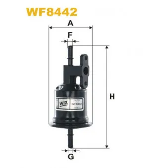 Filtre à carburant WIX FILTERS WF8442