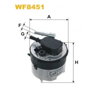 Filtre à carburant WIX FILTERS