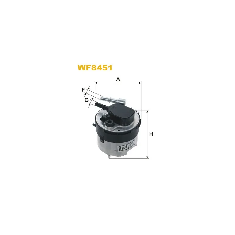 Filtre à carburant WIX FILTERS WF8451