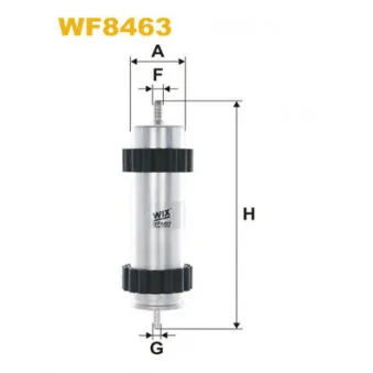 Filtre à carburant WIX FILTERS WF8463