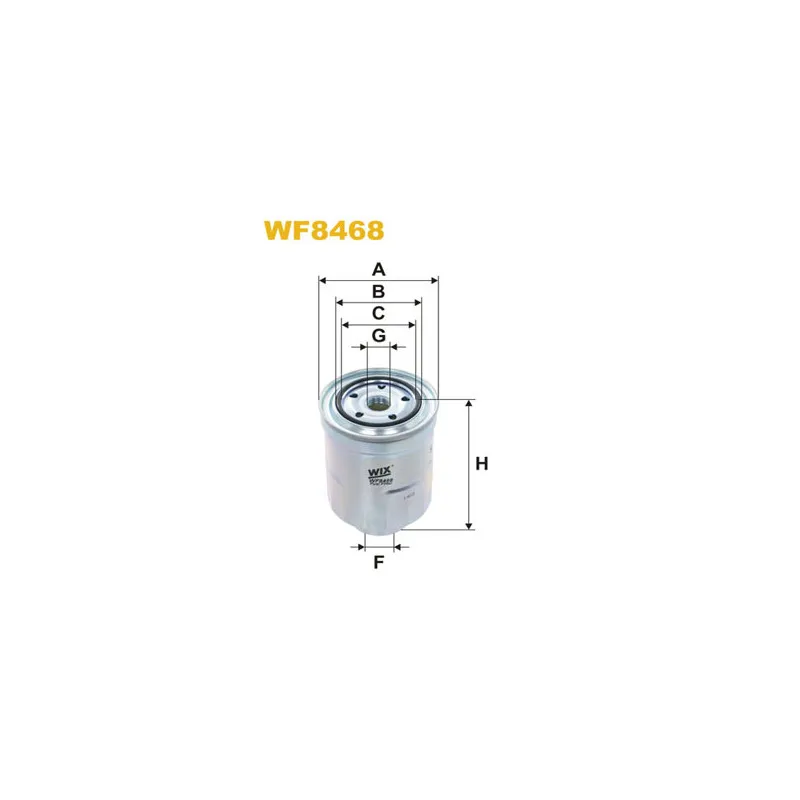 Filtre à carburant WIX FILTERS WF8468