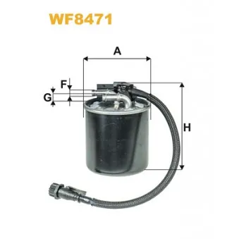 Filtre à carburant WIX FILTERS WF8471