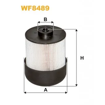 Filtre à carburant WIX FILTERS WF8489