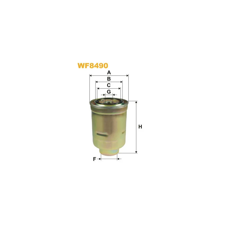 Filtre à carburant WIX FILTERS WF8490