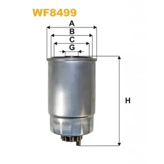 Filtre à carburant WIX FILTERS WF8499