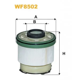Filtre à carburant WIX FILTERS WF8502