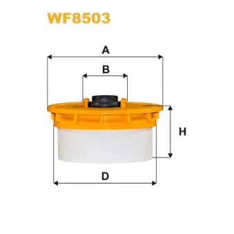 Filtre à carburant WIX FILTERS WF8503