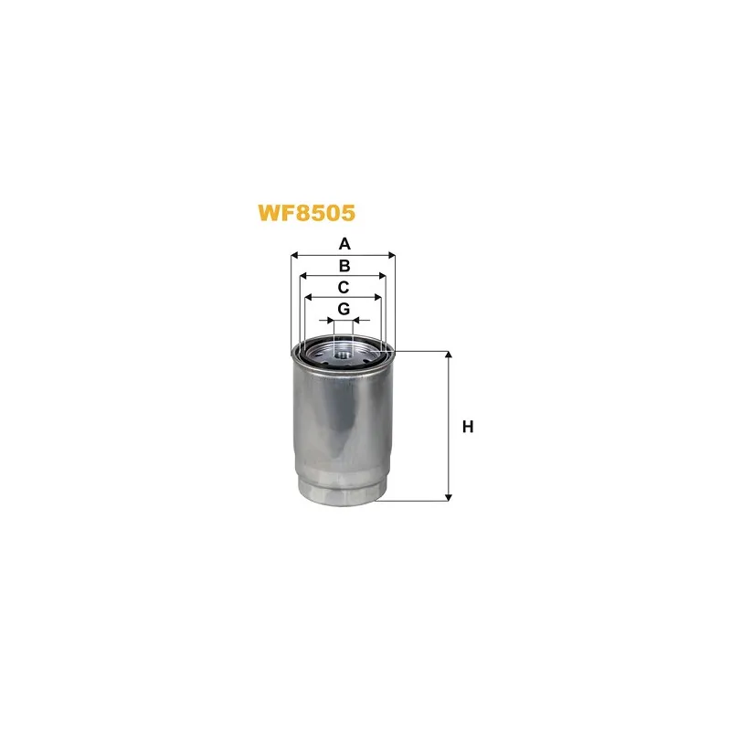 Filtre à carburant WIX FILTERS WF8505