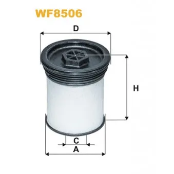 Filtre à carburant WIX FILTERS WF8506
