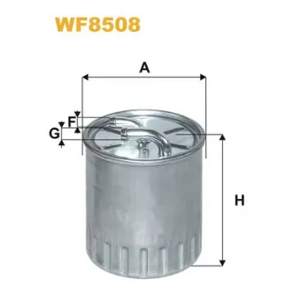 Filtre à carburant WIX FILTERS WF8508