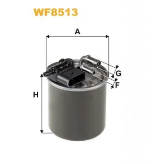 Filtre à carburant WIX FILTERS WF8513