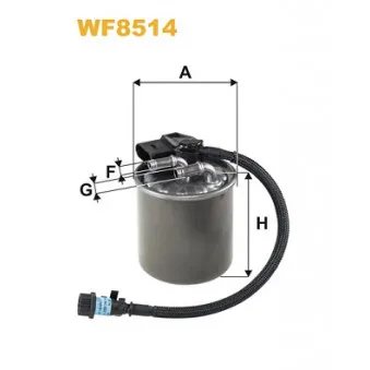 Filtre à carburant WIX FILTERS WF8514