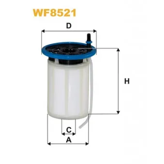 Filtre à carburant WIX FILTERS WF8521