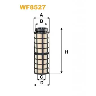 Filtre à carburant WIX FILTERS WF8527