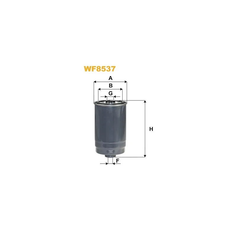Filtre à carburant WIX FILTERS WF8537