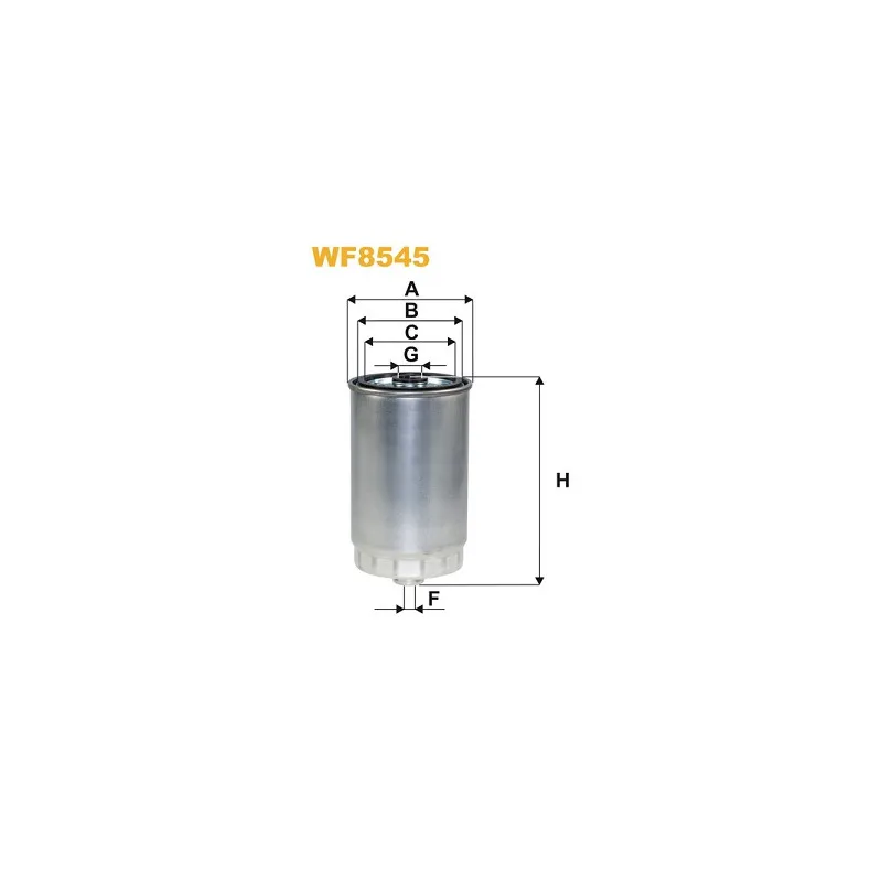 Filtre à carburant WIX FILTERS WF8545