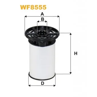 Filtre à carburant WIX FILTERS WF8555