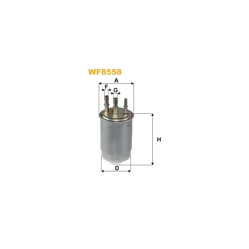 Filtre à carburant WIX FILTERS WF8558