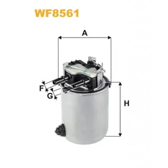 Filtre à carburant WIX FILTERS WF8561