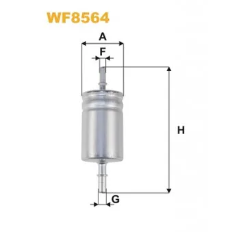 Filtre à carburant WIX FILTERS WF8564