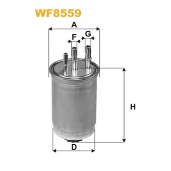 Filtre à carburant WIX FILTERS WF8569