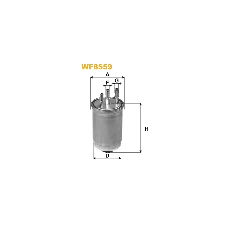 Filtre à carburant WIX FILTERS WF8569