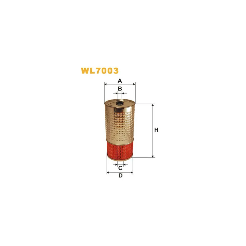 Filtre à huile WIX FILTERS WL7003