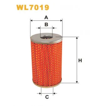 Filtre à huile WIX FILTERS WL7019