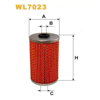 Filtre à huile WIX FILTERS WL7023