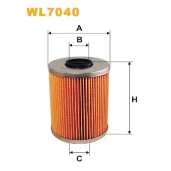 Filtre à huile WIX FILTERS WL7040