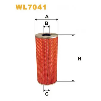 Filtre à huile WIX FILTERS WL7041
