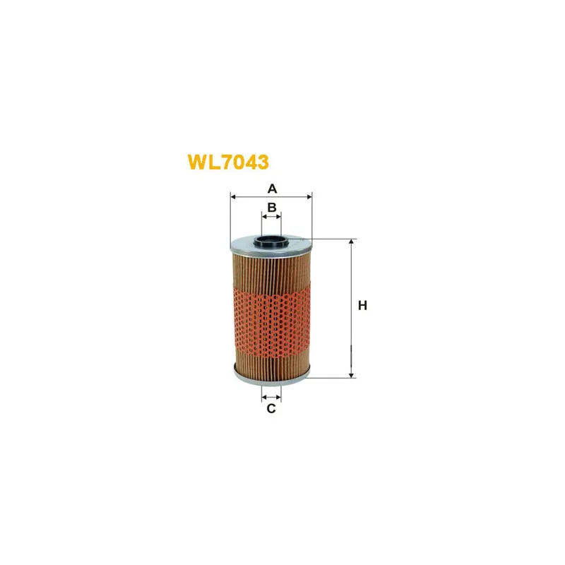 Filtre à huile WIX FILTERS WL7043
