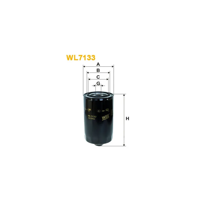 Filtre à huile WIX FILTERS WL7133