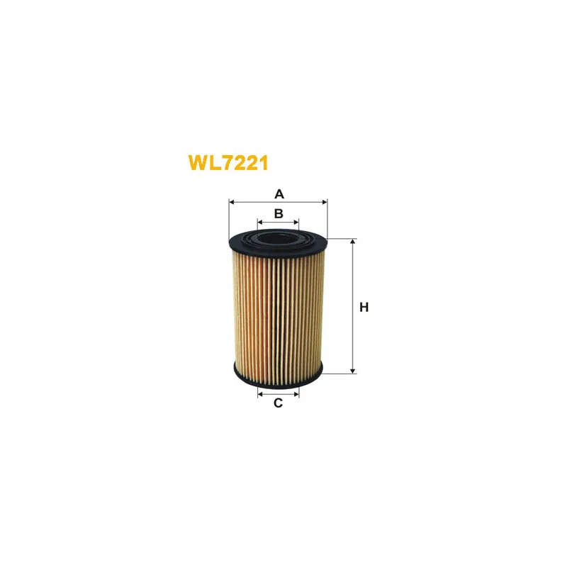 Filtre à huile WIX FILTERS WL7221
