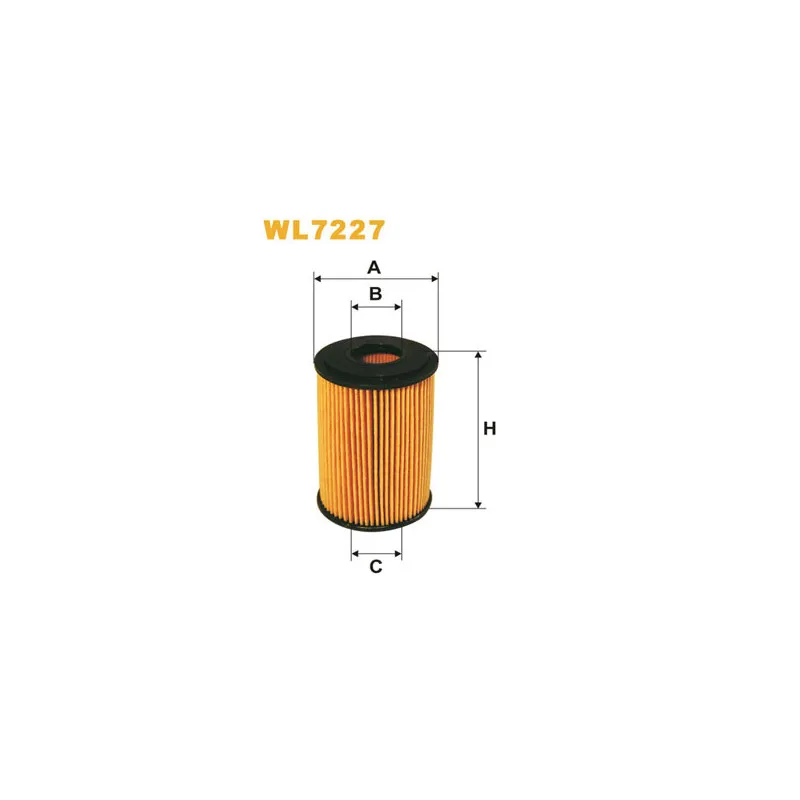 Filtre à huile WIX FILTERS WL7227