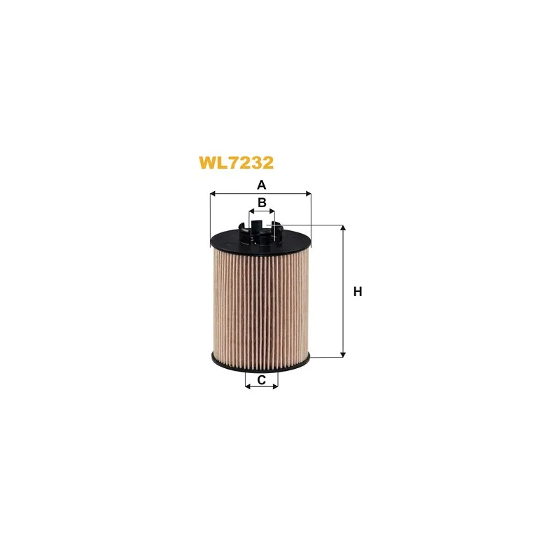 Filtre à huile WIX FILTERS WL7232