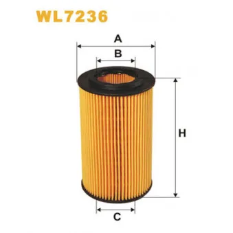 Filtre à huile WIX FILTERS WL7236