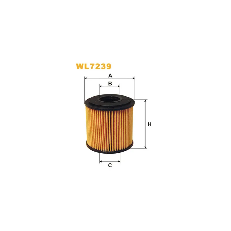 Filtre à huile WIX FILTERS WL7239