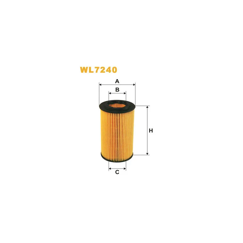 Filtre à huile WIX FILTERS WL7240