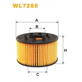Filtre à huile WIX FILTERS WL7286