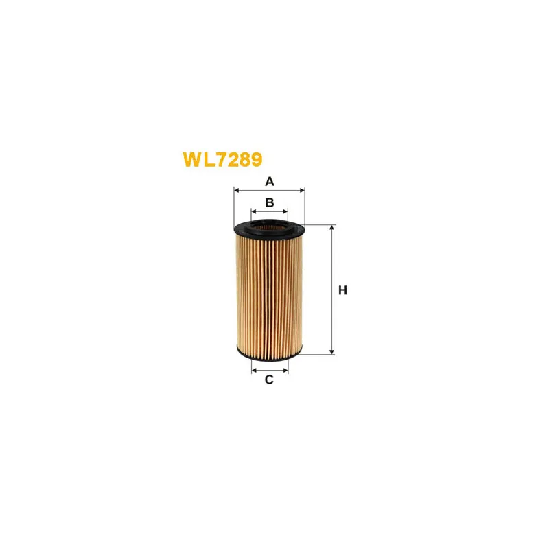 Filtre à huile WIX FILTERS WL7289