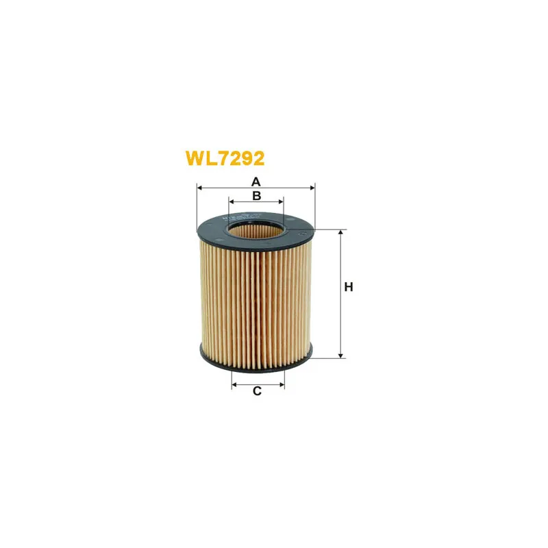 Filtre à huile WIX FILTERS WL7292