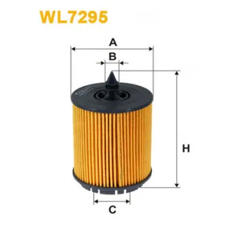 Filtre à huile WIX FILTERS WL7295